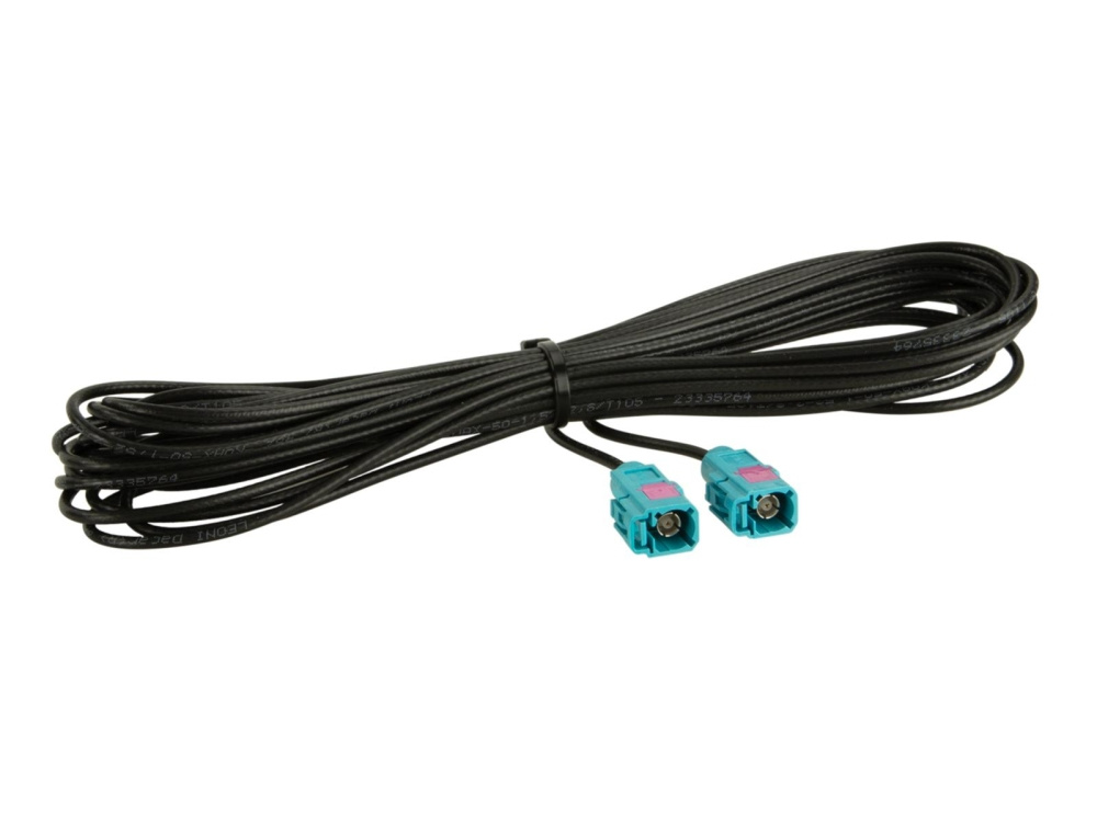 Antenna kabel förlängning Fakra(f) till Fakra(f), 300 cm lång.