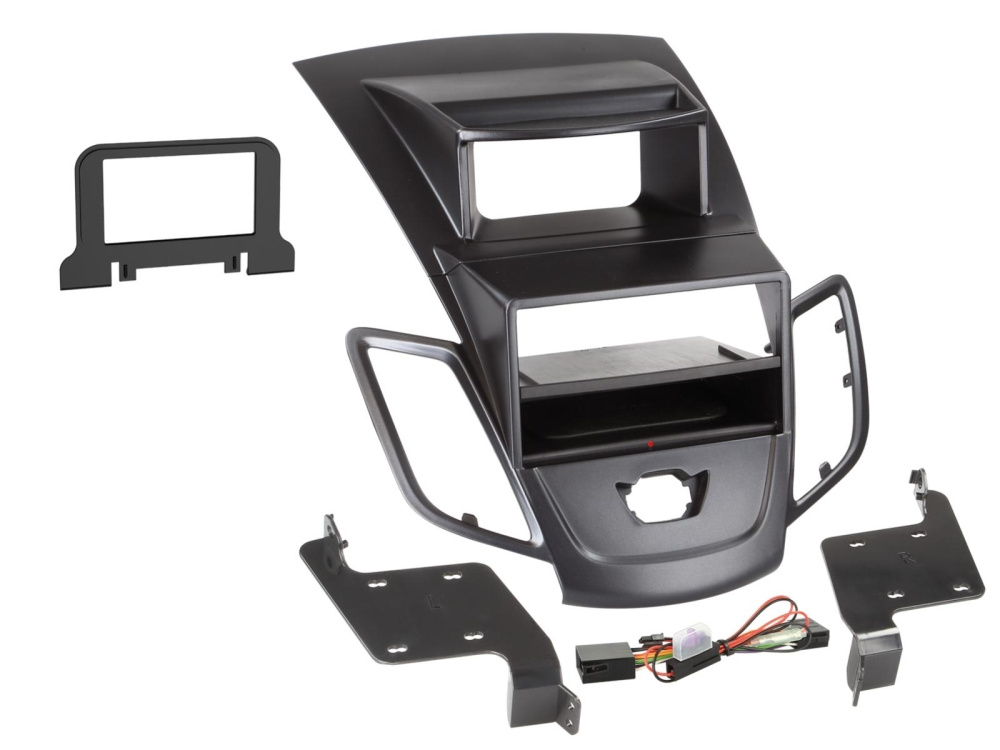 ACV Monteringsram 2-DIN Ford Fiesta, svart