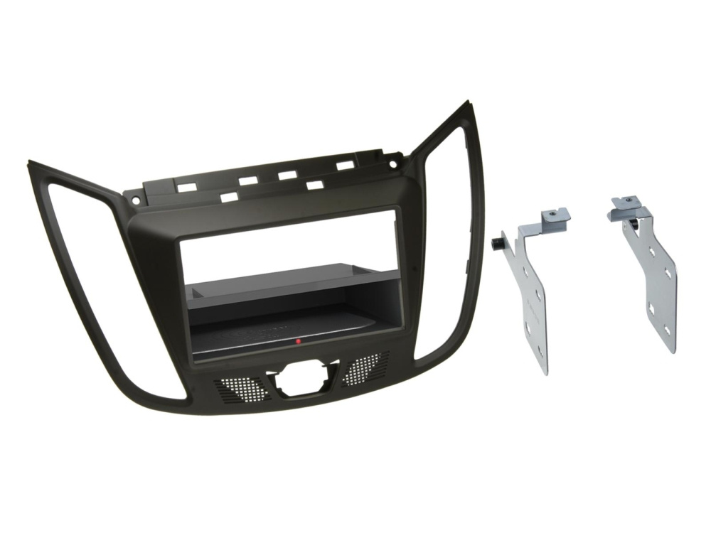 Facia-platta 2-DIN INBAY Ford C-MAX/Kuga, mörkbrun