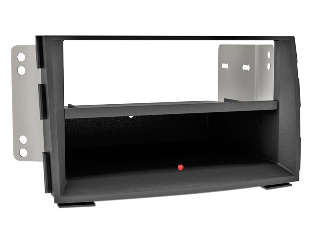 Monteringsram 1-DIN KIA Venga med trådlös laddning, svart