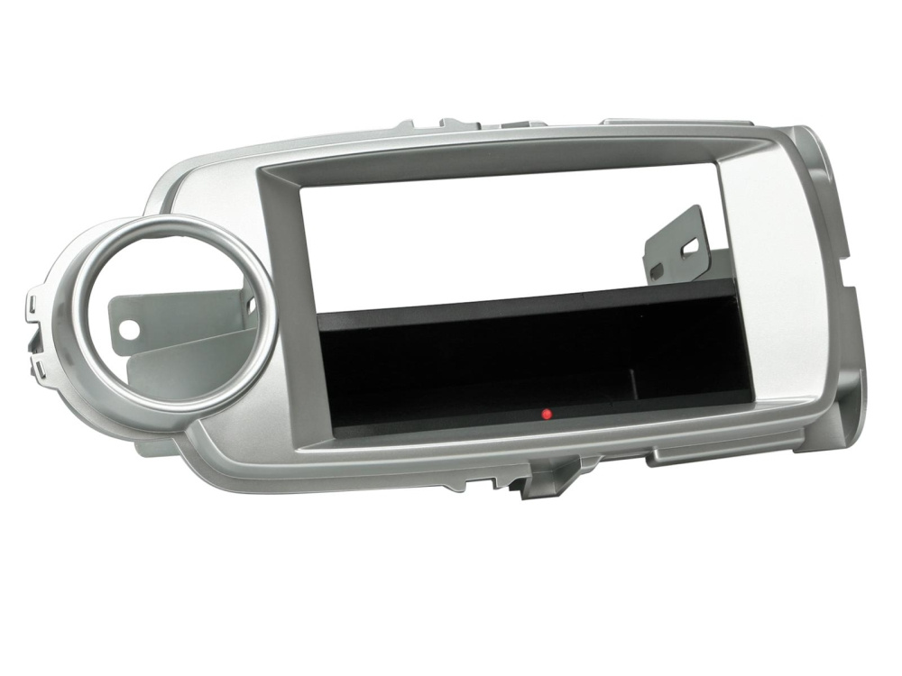 Monteringsram 1/2-DIN Toyota Yaris, silver
