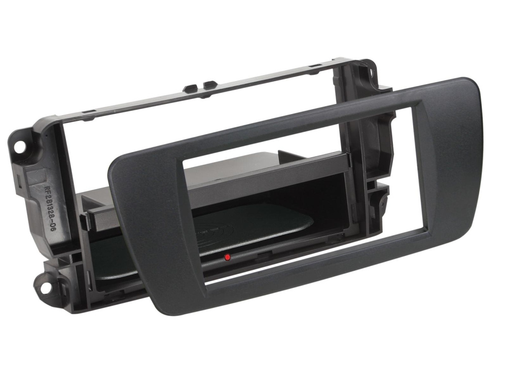 Monteringsram 1/2-DIN INBAY Seat Ibiza, matt svart