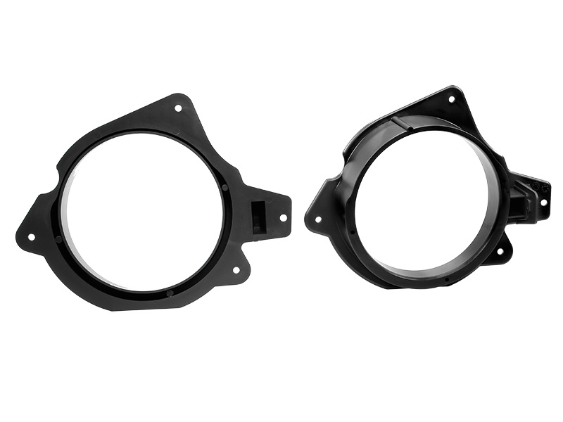 Högtalaradapter för Peugeot 207 bakdörr, 6.5 tum, svart plast.