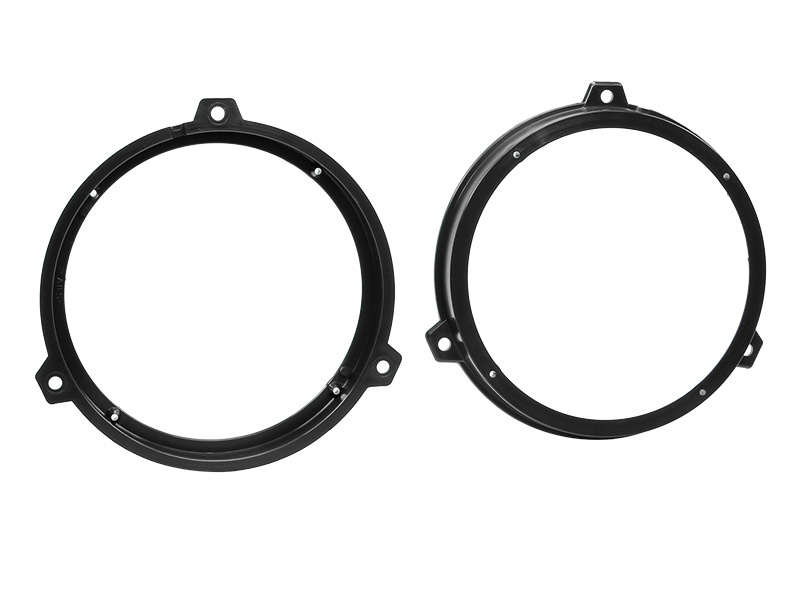 Högtalaradapter för 6,5-tums högtalare, två svarta ringar.
