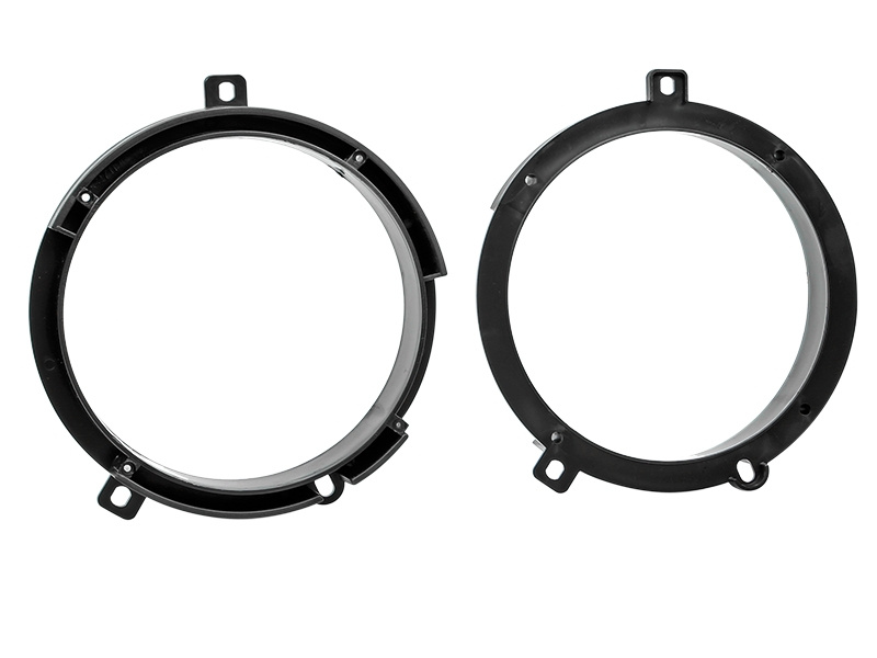 Högtalaradapter för Mercedes C-klass 1993-6,5, två svart plastringar.