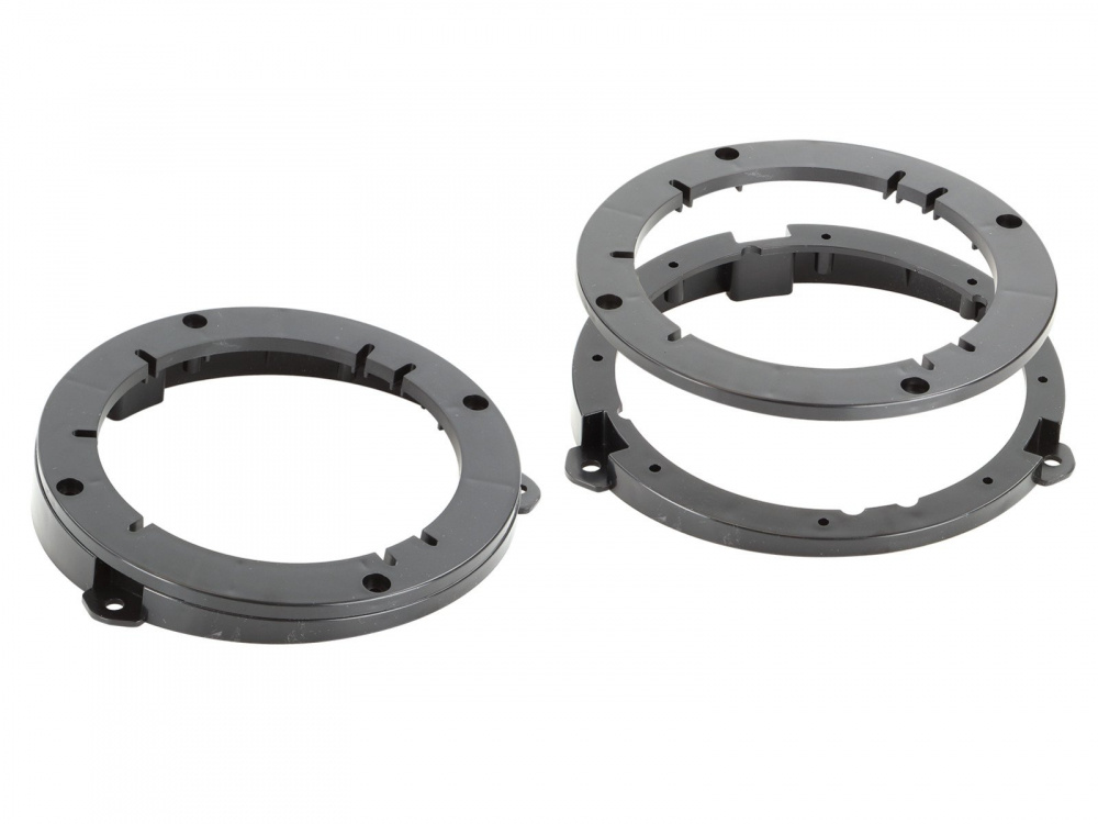 Högtalaradapter för Subaru Impreza, 6.5 tum, svart plast.