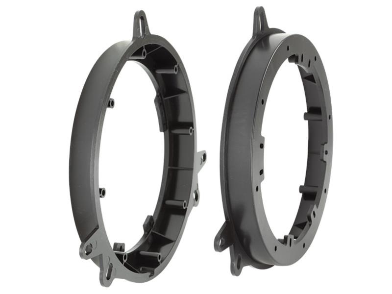 Högtalaradapter i plast för Toyota, Lexus, Subaru, 6.5 tum.