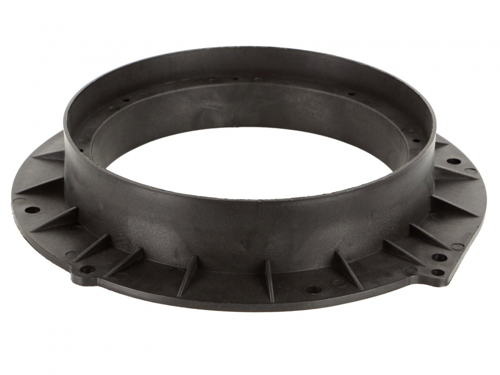 Högtalaradapter i plast för Audi A5/A6/A7, 6.5 tum, rund form med fästen.