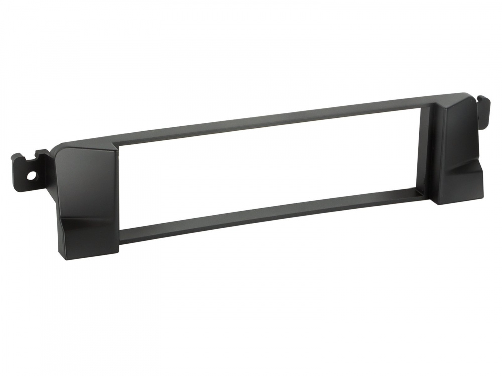 Monteringsram för bilstereo, specifik för BMW E46 98-07, svart plast.