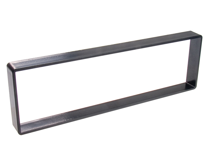 Monteringsram för 1-din radio, svart plast, passend för Citroen C4 2004-2010.