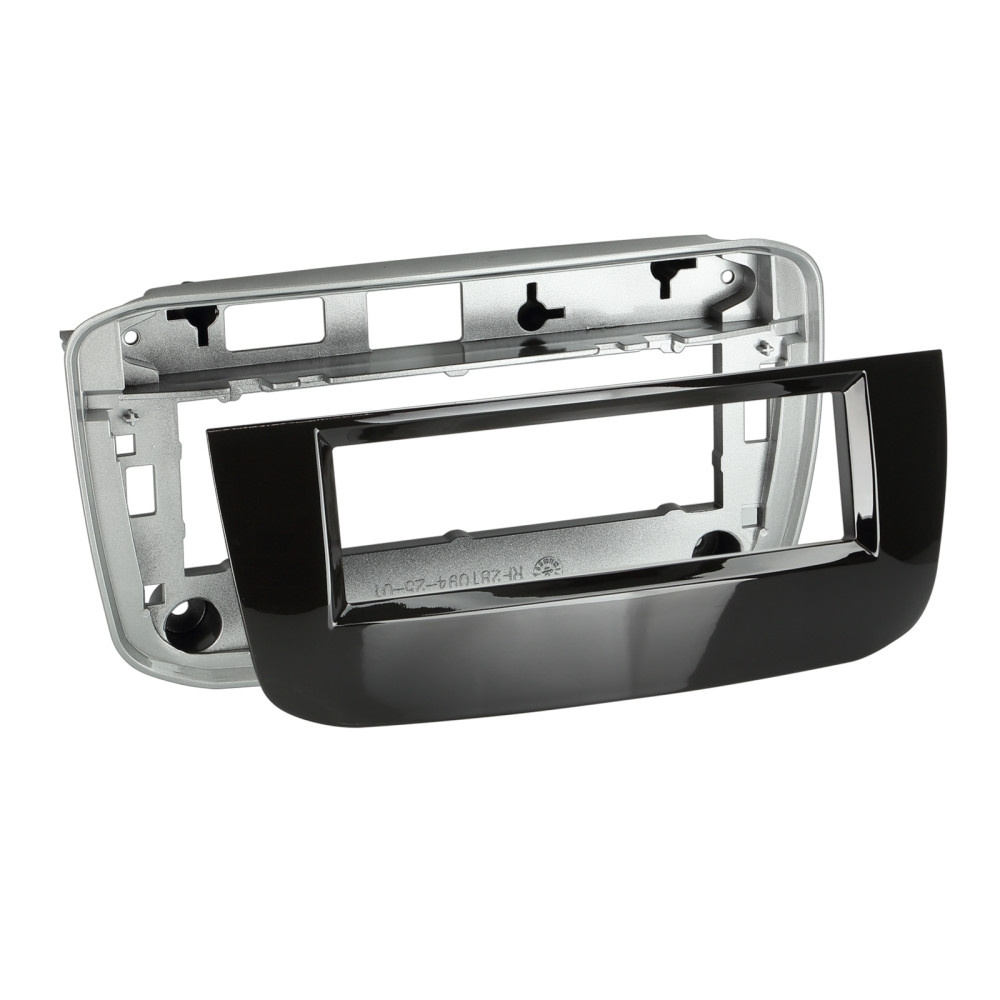 Monteringsram 1-DIN Fiat Punto/EVO, piano black