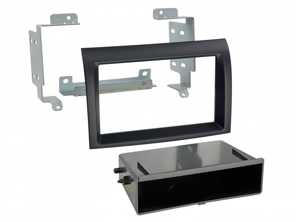 Monteringsram 1-DIN med prylfack för Fiat Ducato.