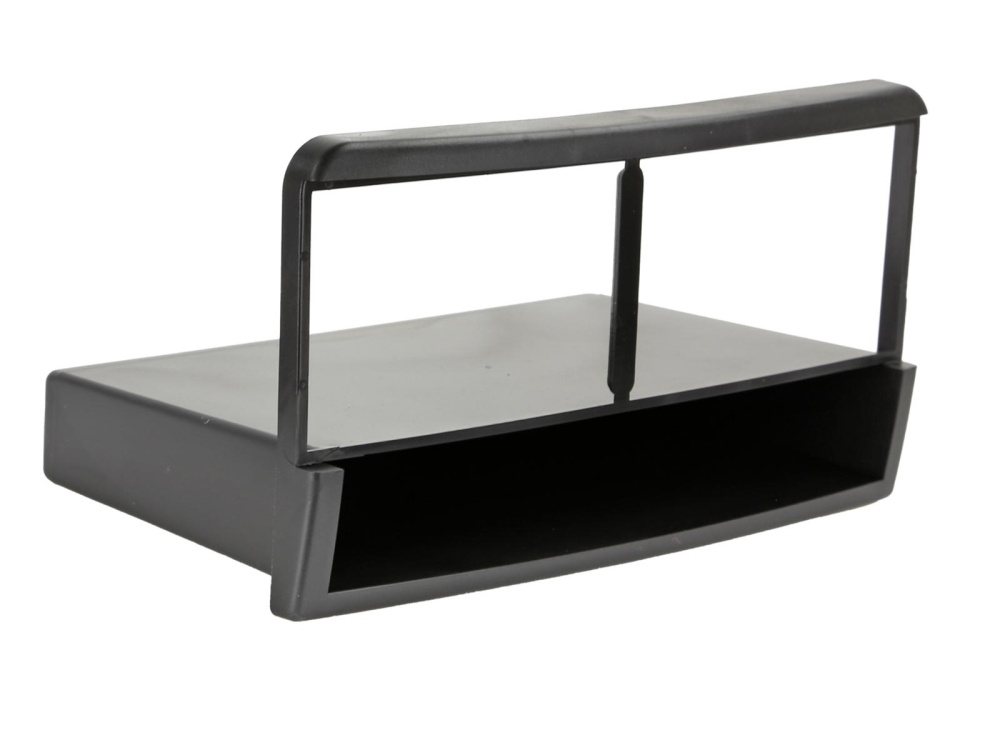 Svart monteringsram 1-DIN med prylfack för Ford/Mazda/Mercury.