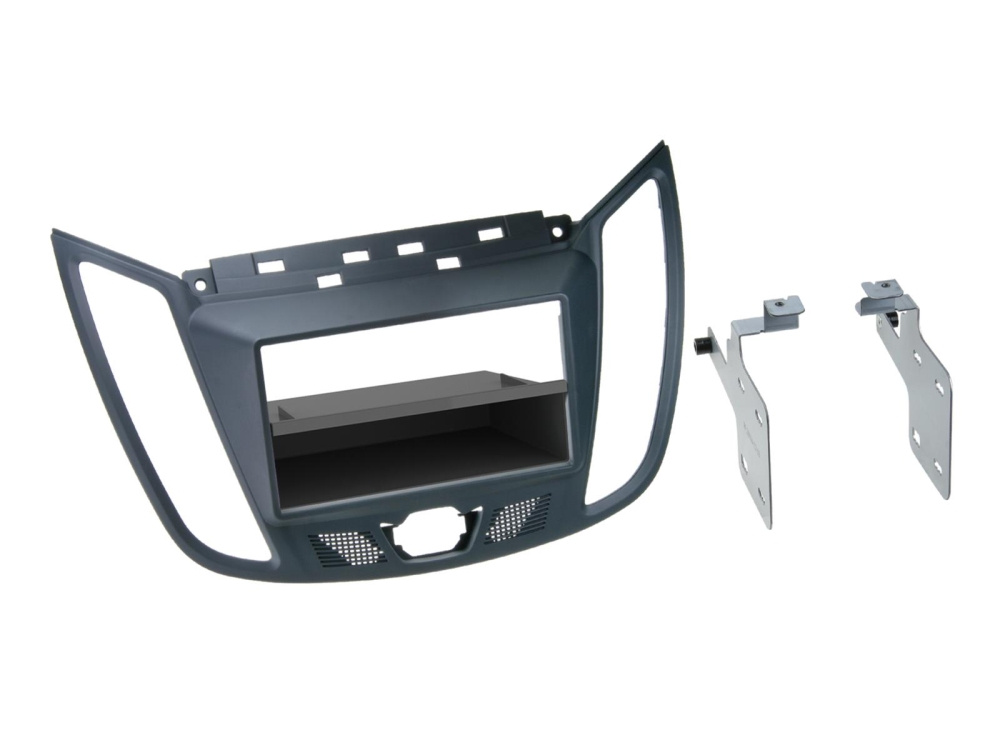Monteringsram för 2-DIN stereo, anpassad för Ford C-MAX/Kuga.