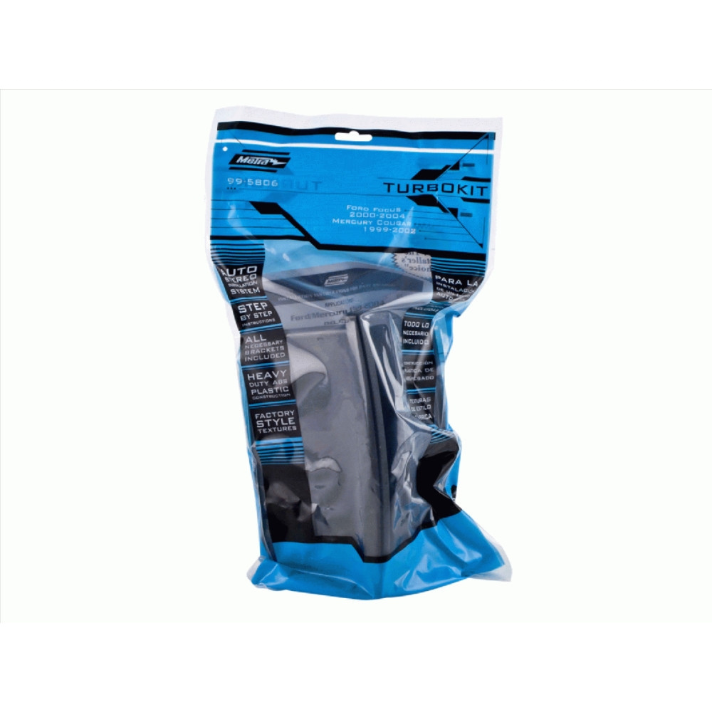 Monteringsram 1-DIN med prylfack Ford/Mazda/Mercury, svart