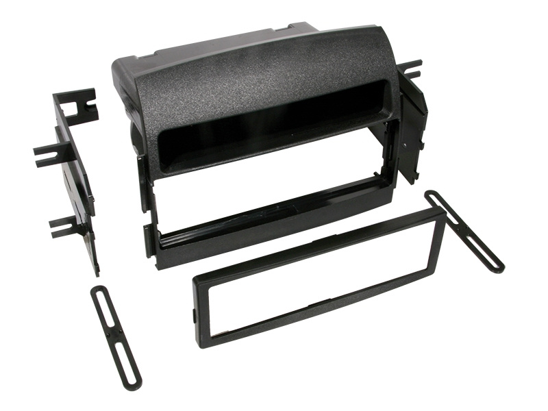 En svart stereoram för installation i Hyundai Sonata 2006.