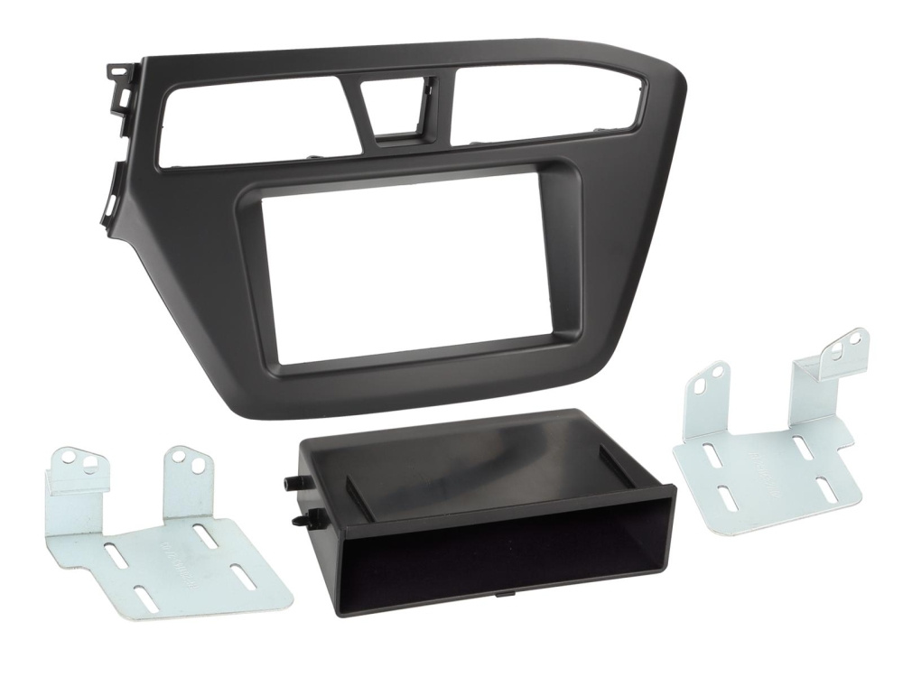 Monteringsram 2-DIN Hyundai i20, med prylfack