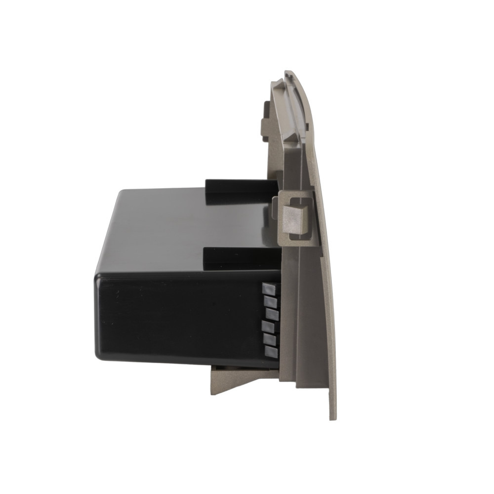 Monteringsram 2-DIN Lancia Musa, anthracit