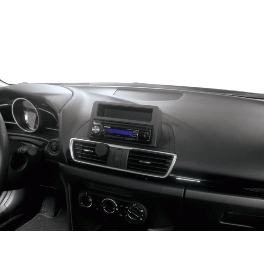 Monteringsram 1-DIN med prylfack Mazda 3