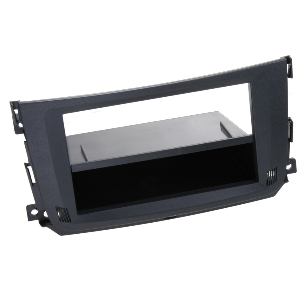 Monteringsram 2-DIN med prylfack Smart Fortwo