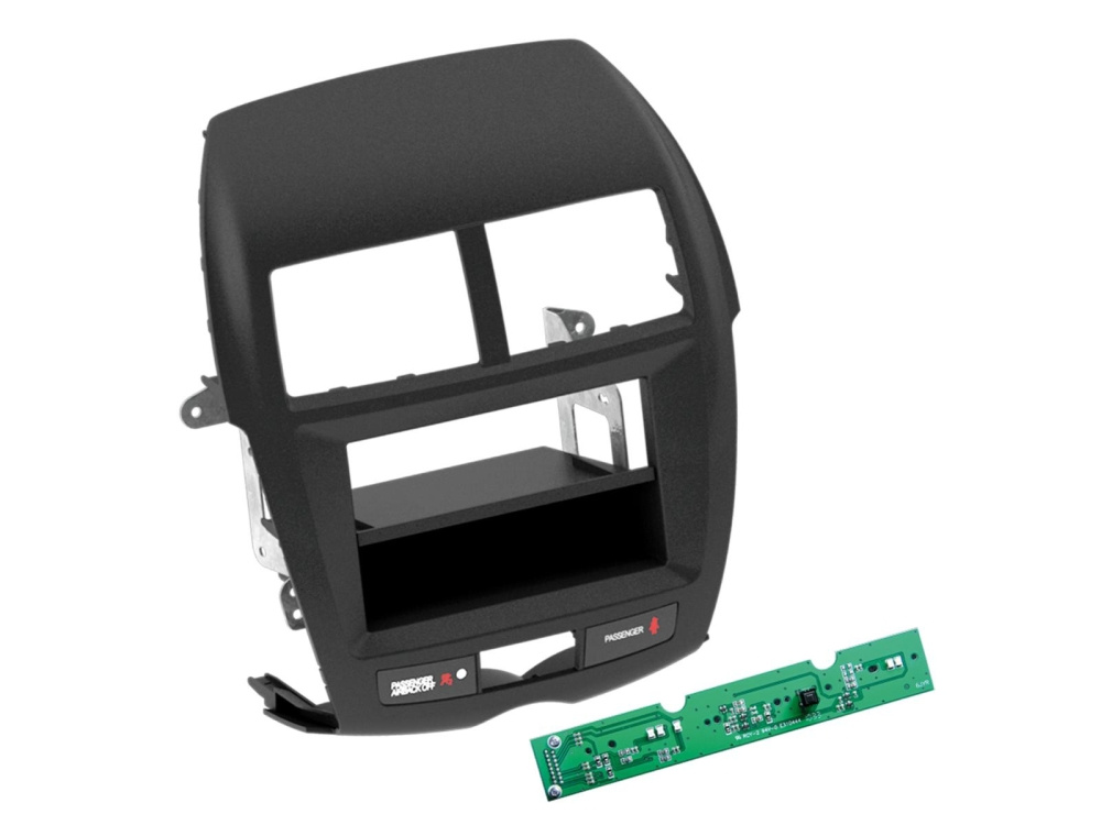 Monteringsram 2-DIN med prylfack, Mitsubishi ASX 09/2010-09/2014