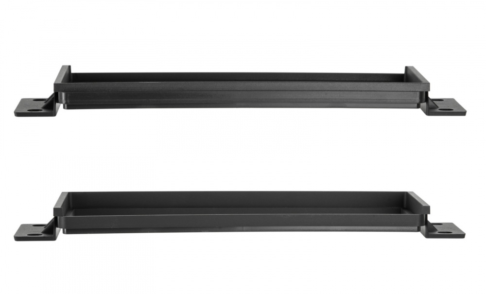 Monteringsram 1-DIN i svart plast för Nissan Primastar/Renault Trafic.