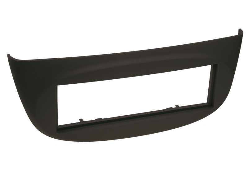 Svart monteringsram för 1-din stereo i Renault Twingo.