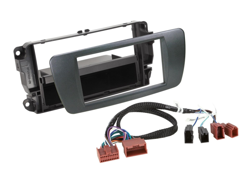 Monteringsram 2-DIN Seat Ibiza, Galway Grey