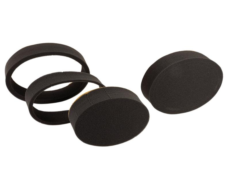 Svarta skumgummiringar för högtalaroptimering, avsedda för 6x9\