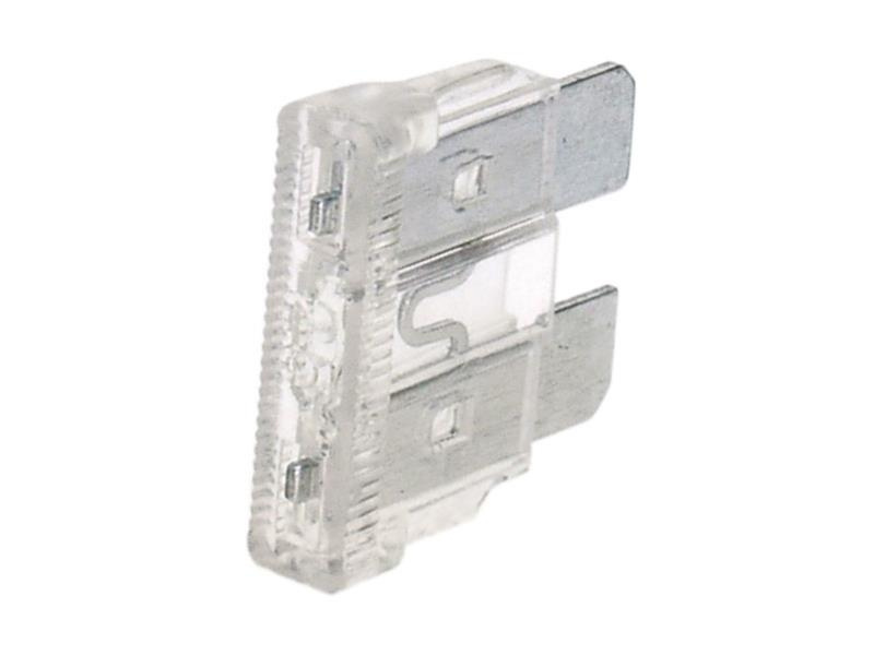 ACV ATC-säkring 25A, genomskinlig med två metallben.