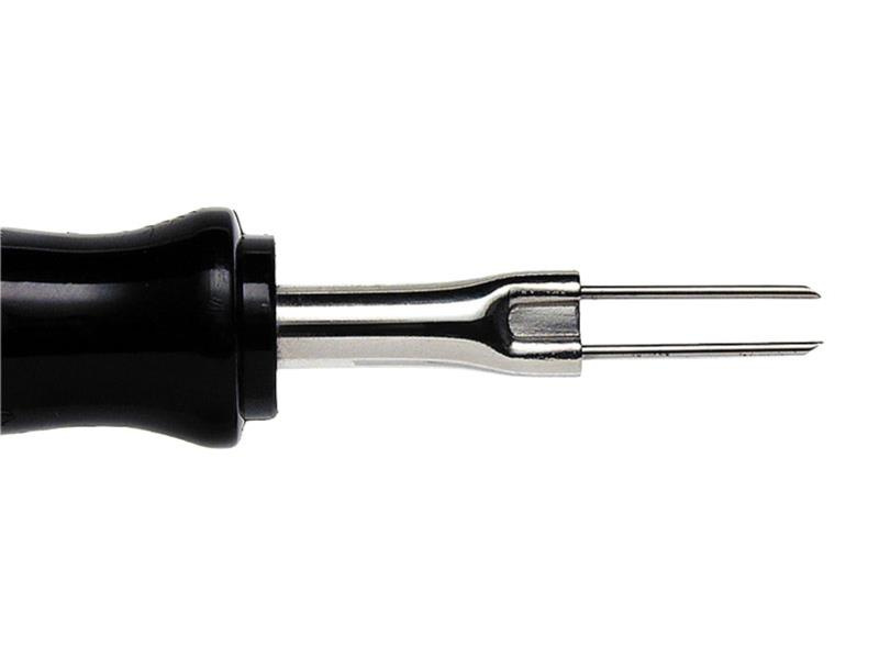 Verktyg med två vassa spetsar för precision och detaljerad användning.