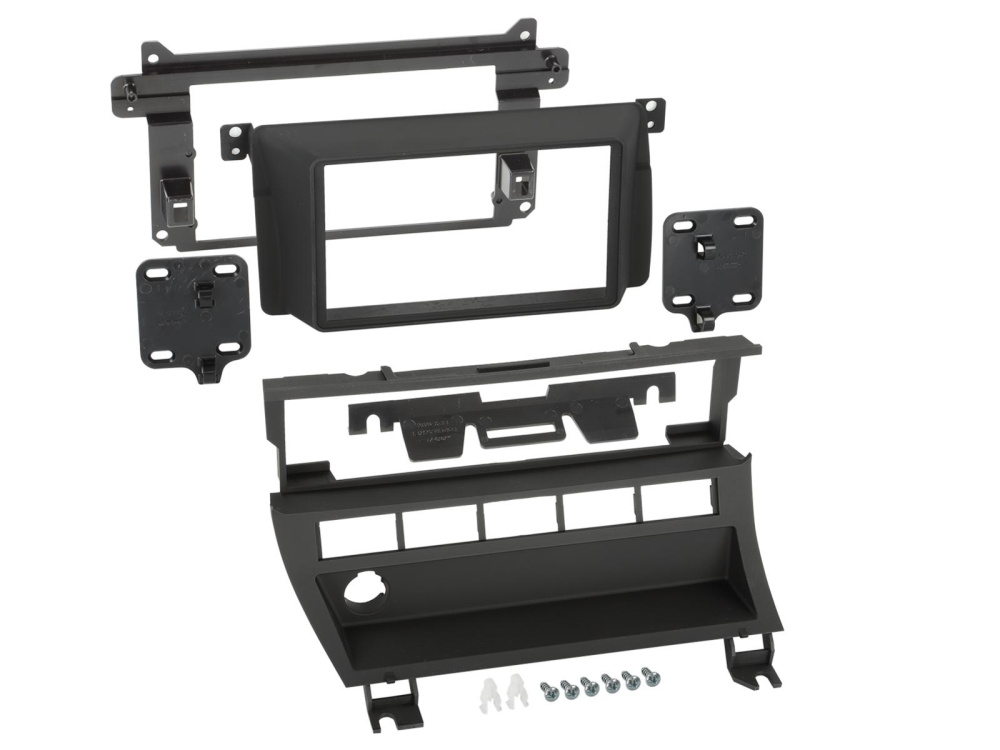 Monteringsram 2-DIN BMW 3-serie E46, 5 knappar