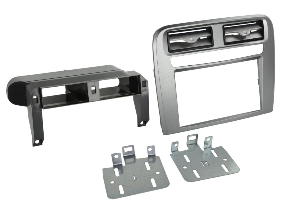 Monteringsram 2-DIN Fiat Grande Punto, anthracit