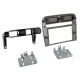 Monteringsram 2-DIN Fiat Grande Punto, anthracit Monteringsram 2-DIN Fiat Grande Punto, anthracit