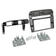 Monteringsram 2-DIN Fiat Grande Punto, svart Monteringsram 2-DIN Fiat Grande Punto, svart