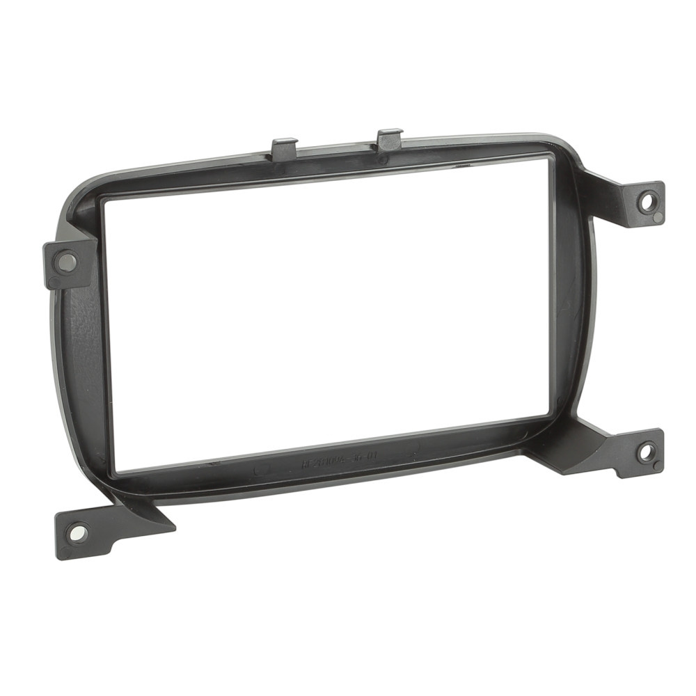 Monteringsram 2-DIN Fiat 500, piano black