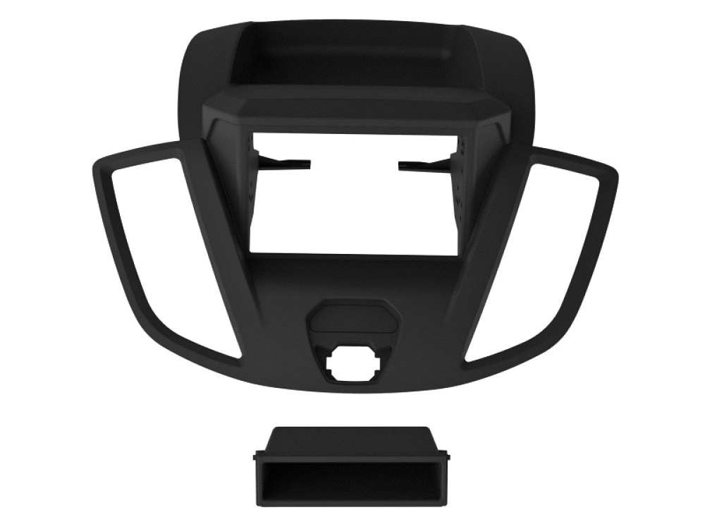 Monteringsram 2-DIN med prylfack Ford Transit V363