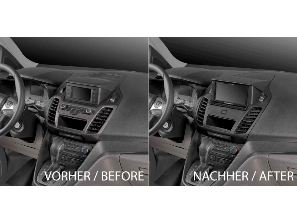 Monteringsram 2-DIN Ford Tourneo/Transit