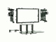 Monteringsram 2-DIN Acura/Honda/Isuzu Monteringsram 2-DIN Acura/Honda/Isuzu