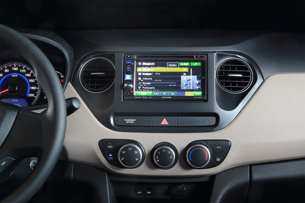 Monteringsram 2-DIN Hyundai i10, svart
