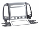 Monteringsram 2-DIN Hyundai Santa Fe, silver/svart Monteringsram 2-DIN Hyundai Santa Fe, silver/svart