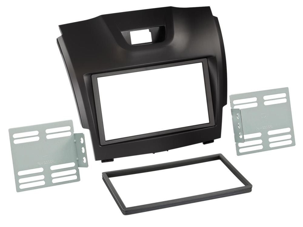 Monteringsram 2-DIN Chevrolet/Isuzu, svart