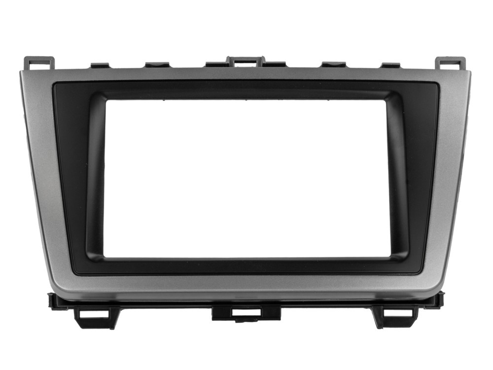 Monteringsram 2-DIN Mazda 6, silver/svart