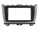 Monteringsram 2-DIN Mazda 6, silver/svart Monteringsram 2-DIN Mazda 6, silver/svart