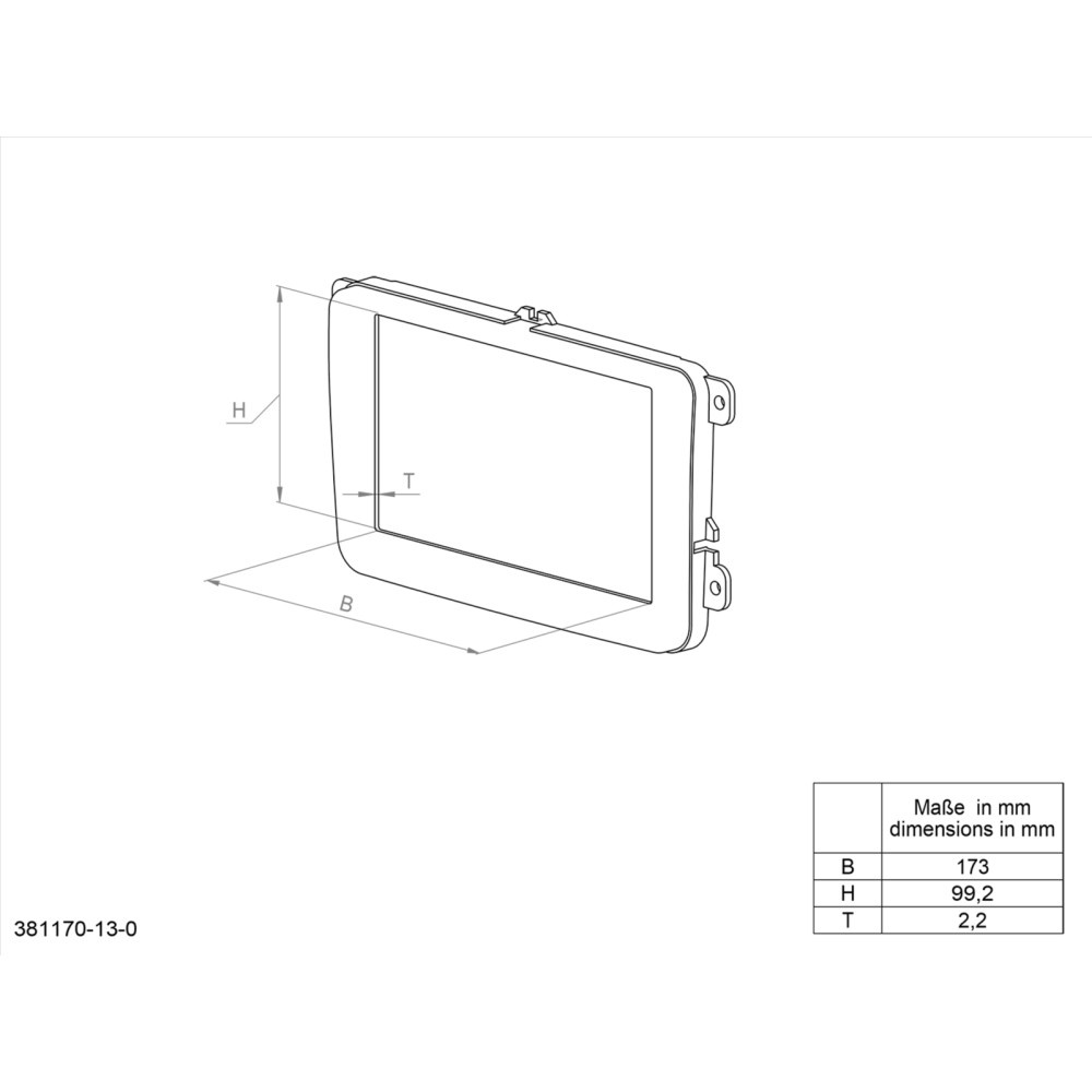 Monteringsram 2-din mazda5 2010-