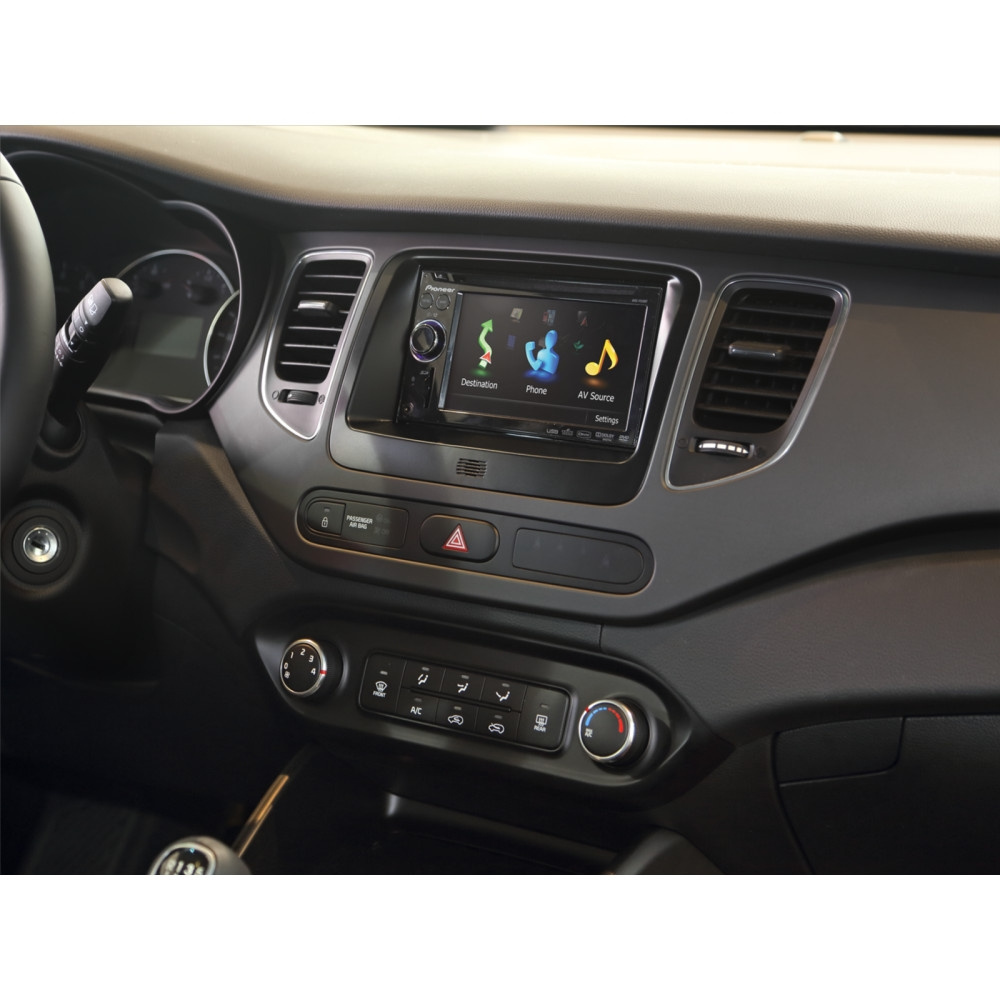 Monteringsram 2-din Kia Carens 2013-