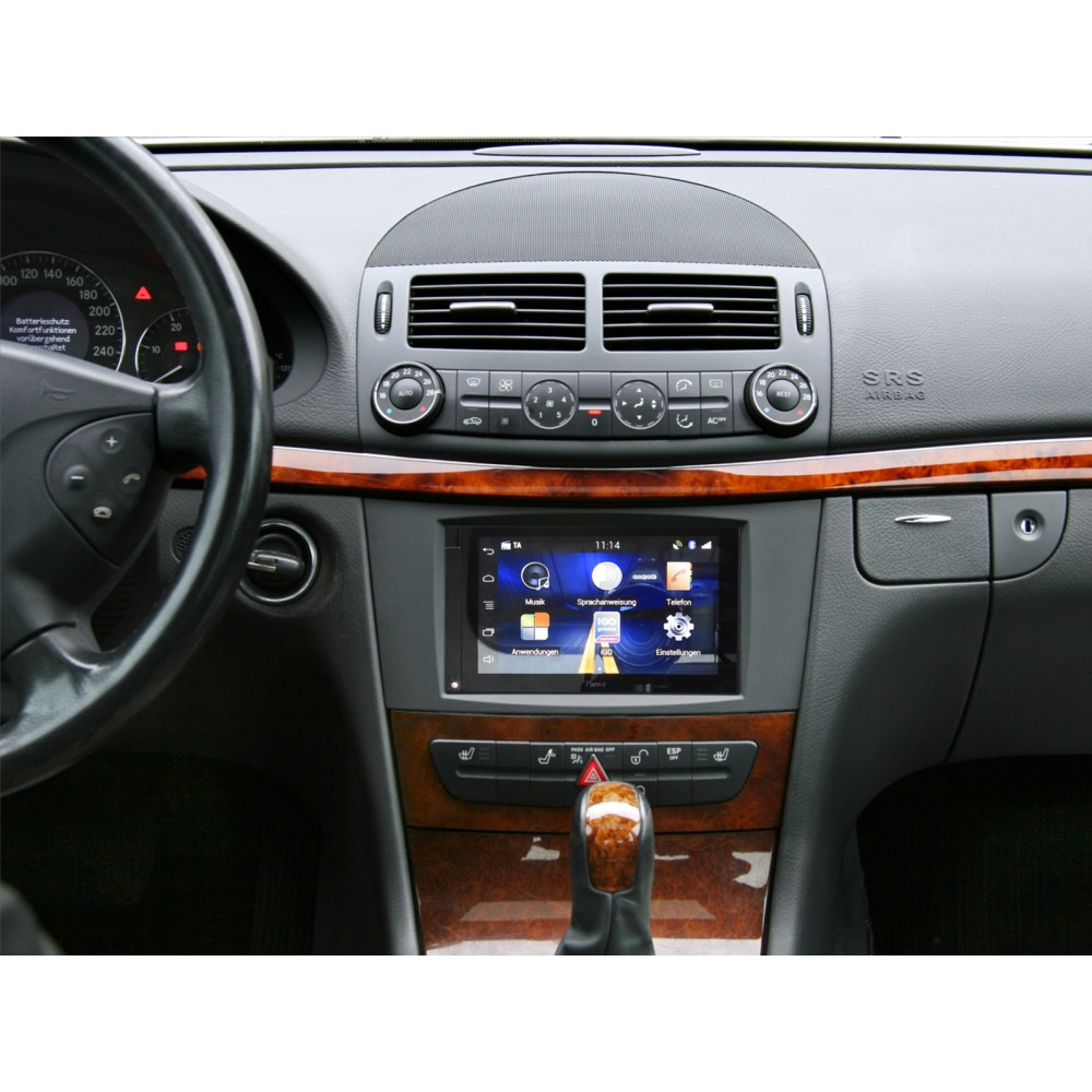 Monteringsram 2-DIN Mercedes E-klass W211 02-