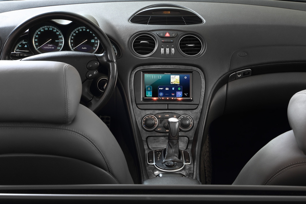 Monteringsram 2-DIN Mercedes SL-class