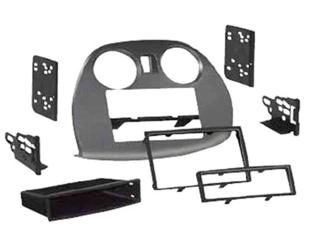 Monteringsram 2-DIN med prylfack Mitsubishi Eclipse