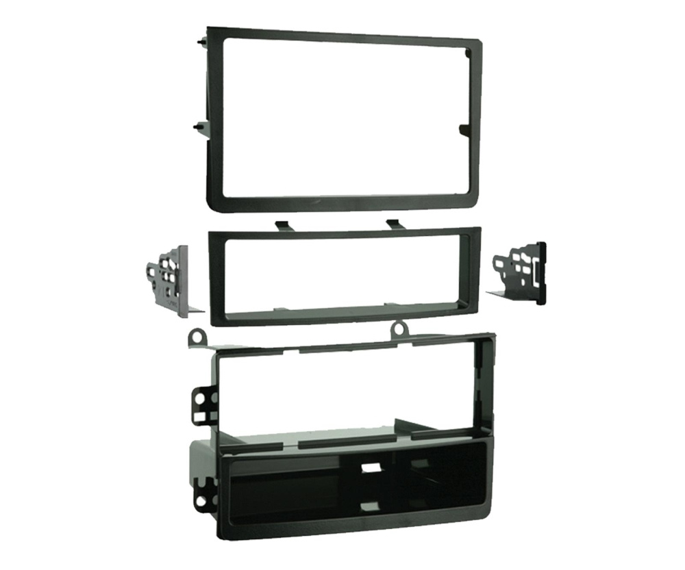 Monteringsram 2-DIN med prylfack, Nissan 350Z 2006-2009